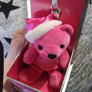 Vintage Victoria secret Christmas bear keepsake